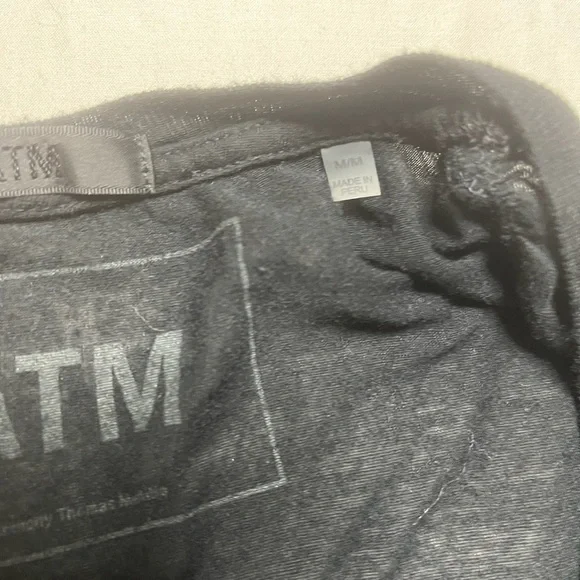 ATM Anthony Thomas Melillo Charcoal Tee - Picture 3 of 7